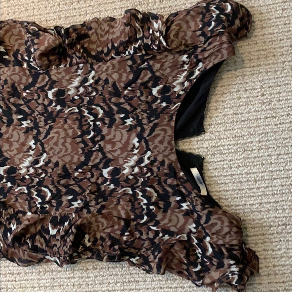 Jcrew Sample Sale Ruffle Dress - Picture 3 of 4